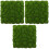 3pcs Artificial Moss Wall Decor Greenery Panel Turf 3