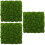 3pcs Artificial Moss Wall Decor Greenery Panel Turf 7