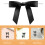 Mlins  30 Pcs Wine Glass Identification Tags Charms For Drinks Black 8