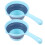 2 pcs folding handle kitchen bailer portable water scoop hangable 3
