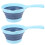 2 pcs folding handle kitchen bailer portable water scoop hangable 4