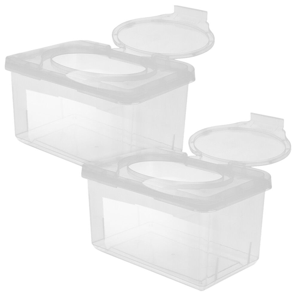 2Pcs Reusable Baby Wipe Dispenser Container For Nursery Home Use Happyyami