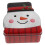 2pcs Christmas Tin Candy Box Snowman Food Storage Case 1