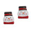 2pcs Christmas Tin Candy Box Snowman Food Storage Case 5