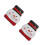 2pcs Christmas Tin Candy Box Snowman Food Storage Case 8