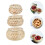 Mlins  3 Pcs Wicker Organizing Decorative Baskets Multi-Functional 4