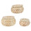 Mlins  3 Pcs Wicker Organizing Decorative Baskets Multi-Functional 1