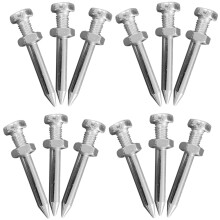 Grass Aerator For Lawn Aeration Tool Silver 26pack