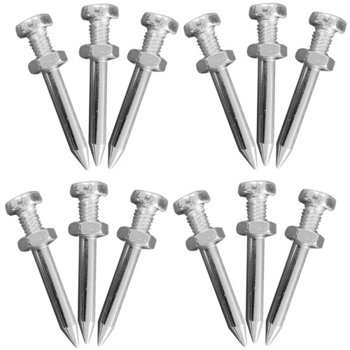 Grass Aerator For Lawn Aeration Tool Silver 26pack