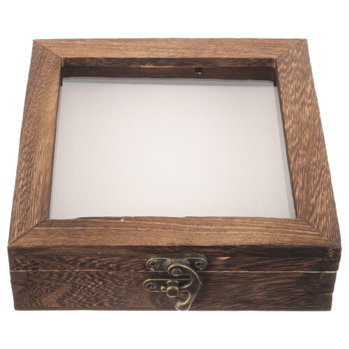 3 sets durable wood insect display case for home specimen showcase 1