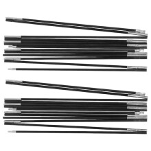 2Pcs Portable Black Tent Poles Kit Quick Setup Fiberglass Replacement