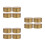 scatole rotonde in 12 pz oro per dolci e conservazione 5