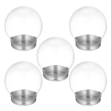 5 szt. plastikowe globusy śnieżne 150 ml z korkami