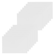 100 capas plásticas transparentes foscas para cadernos e