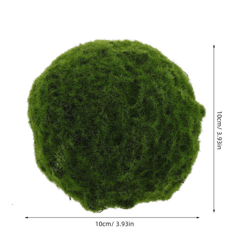 bola de artificial verde 10 cm para decoração e paisagismo 2