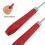 2Pièces Ensemble Accessoires Acier Inoxydable Bois Argenté Maison 8