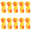 10Pièces Silicone Jaunes Ciseaux Protection Durable 11
