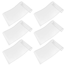 6 stuks sandstraalfolie lensafdekking 22x10 inch transparant