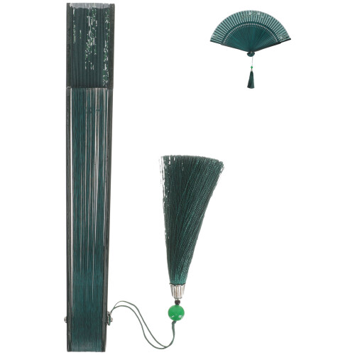 hand fan folding bamboo vintage handheld fan 2