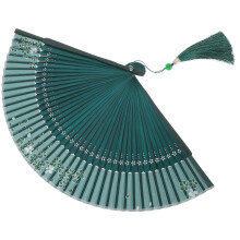 hand fan folding bamboo vintage handheld fan