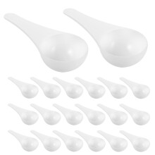 Food Weighing Scoop Laundry Measuring Scoop White 20pcs