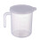 pp plastic 500ml measuring cup with scale and cover for milk tea 3
