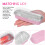 20 Sets Foil Loaf Pan Rectangular Aluminum Baking Container 200ml 6
