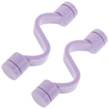 2St Magnetische Wasmachine Deurhouder Van Plastic in Lavender Kleur