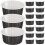 50pcs Aluminum Foil Baking Cups Muffin Liners Cake Pans 8