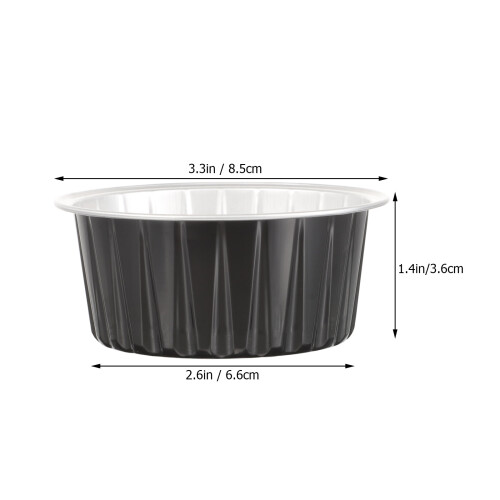 50pcs Aluminum Foil Baking Cups Muffin Liners Cake Pans 2