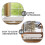 6pcs Rectangular Plastic Plant Drip Trays for Indoor Pots 9