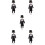 5pcs plastic skeleton decoration for halloween haunted house 10