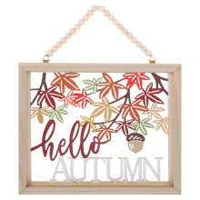 4pcs hanging autumn sign fall wall decor rustic farmhouse thanksgiving