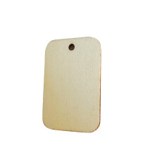100 pcs wooden hanging tags natural thick wood for diy craft decor