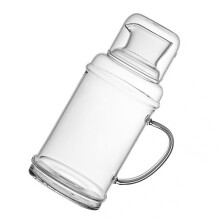 transparent glass water jug heat resistant for home use