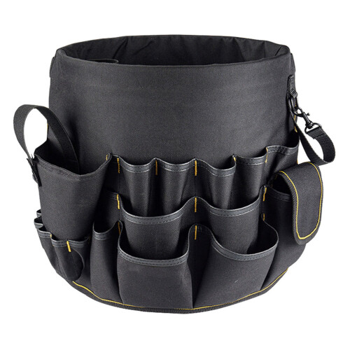 multi functional tool bag gardening bucket organizer with pockets