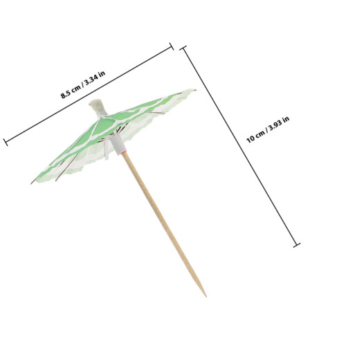 100pcs paper umbrella picks for cocktails, fruit, cupcakes 1