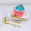 48pcs golden plastic spoons for ice cream dessert 10