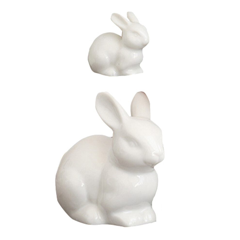 4 pcs rabbit crafts simulated bunny desktop ornaments-image-OPC-PKKJH9W-NEW