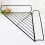 iron wall-mounted triangular shelf for succulent flower pots storage 7
