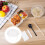 Plastic Dessert Cups Anti Leak 100pcs 9.3x9.3x6.8cm 4