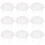 Plastic Dessert Cups Anti Leak 100pcs 9.3x9.3x6.8cm 3