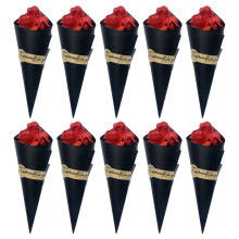 30 pcs mini rose sunflower bouquet gift box floral arrangement