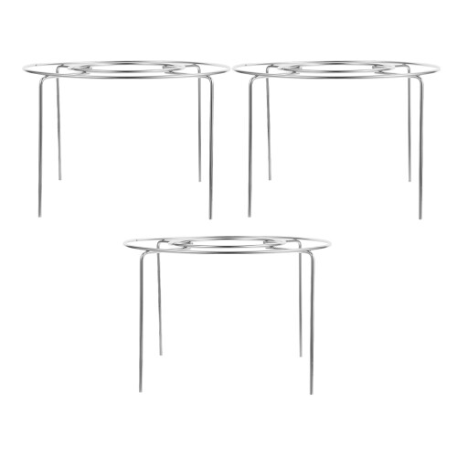 3pcs stainless steel round cooling rack for cake bread cookie baking