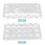 50pcs 18-grid quail egg carton pvc transparent storage container 11