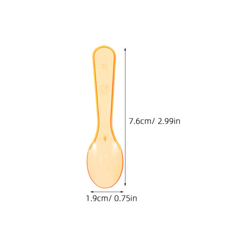 300pcs colored spoons for ice cream, yogurt, , cake 1