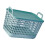 1Set Green Household Storage Basket Plastic Organizer Box with Handle 6