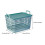 1Set Green Household Storage Basket Plastic Organizer Box with Handle 2