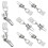 8pcs beekeeping tool set with buckle connectors for beehive boxes 1