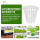 10pcs plastic hydroponics net pots slotted mesh cups for plant nursery 9